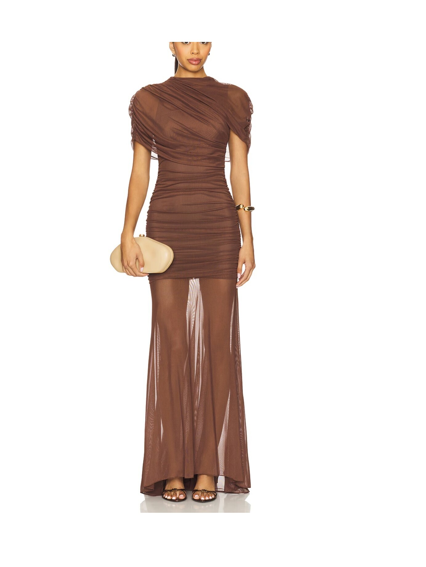 Amanda Uprichard X Revolve Evianna Mesh Gown Size M